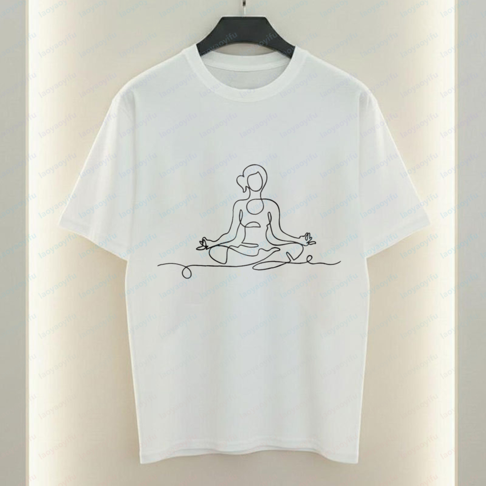 Yoga Pose T-Shirt Minimalist L - đánh giá và giá Women Fashion Pose